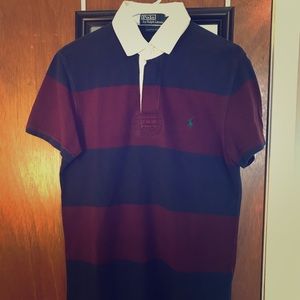 Men’s Ralph Lauren striped short sleeve rugby